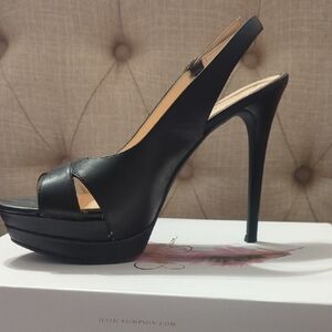 Jessica Simpson Black Women's Slingback Heels